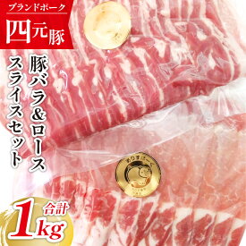 【ふるさと納税】 豚肉 四元豚 おすすめ ありすぽーく バラスライス 500g ローススライス 500g 総量 1000g 送料無料 精肉 国産 ポーク バラ肉 豚バラ 豚ロース ロース 生姜焼き 炒め物 焼肉 すき焼き 豚しゃぶ しゃぶしゃぶ 鍋 ポークソテー 岩手県 滝沢市 先行予約