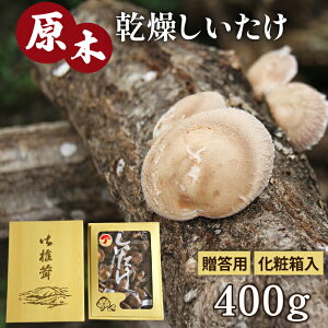 【ふるさと納税】 しいたけ シイタケ 椎茸 おすすめ 原木乾燥しいたけ 贈答用 400g / 原木 乾燥 乾物 干し椎茸 干ししいたけ 干しシイタケ きのこ 茸 キノコ 贈答 贈り物 プレゼント ギフト