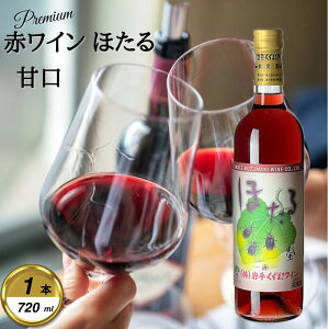 【ふるさと納税】岩手くずまきワイン 赤ワイン 【ほたる:720ml】 1本【1649286】