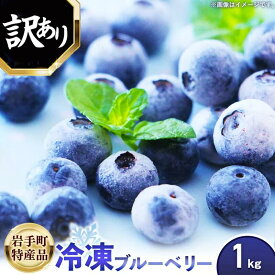 【ふるさと納税】【訳あり】冷凍ブルーベリー 1kg / 2kg 岩手町産 フルーツ 果物 くだもの おやつ スイーツ デザート ジャム スムージー ヨーグルト お菓子作り 朝食 食物繊維 手摘み 不揃い【選べる内容量】 冷凍 訳あり 業務用 岩手県 岩手町 岩手缶詰