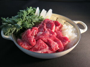 キロサ牧場で育った極上岩手めんこい黒牛のサーロインすき焼き用600g!