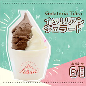 【ふるさと納税】ジェラート おまかせ6個 容器：約100mlカップ (DX001)