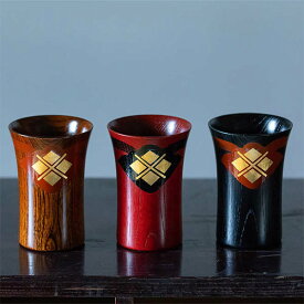 【ふるさと納税】 秀衡塗 秀衡カップ 木目/朱/黒 (7.5cm×10.5cm) 【3個入】 / 漆器 お酒 ジュース おちょこ ぐいのみ グラス 食器 漆塗 うるしぬり 手塗り 木製 伝統工芸品 和 お正月 高級 結婚 新築祝い お祝い 贈答 贈り物 プレゼント ギフト 香典返し お返し おもてなし