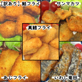 【ふるさと納税】竹下水産おさかなフライ5種×2袋(2.8kg) サケ サンマ タラ アジ イワシ おかず 惣菜 小分【配送不可地域：離島】【1567674】