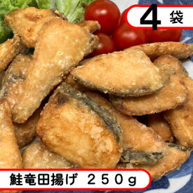 【ふるさと納税】鮭竜田揚げ　1kg(250g×4袋)冷凍サケ竜田、惣菜・お弁当・おかずにも!【配送不可地域：離島】【1593156】