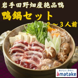 【ふるさと納税】【田野畑村産】合鴨鍋セット 2～3人前(合鴨ロース200g・合鴨入りだんご110g・鍋つゆ付き)_ 鴨鍋 合鴨 ロース だんご 鍋つゆ 冬 グルメ 岩手県 田野畑村 美味しい 人気 送料無料 【配送不可地域：離島】【1607784】