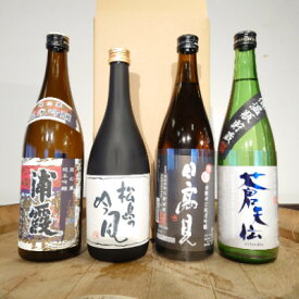 【ふるさと納税】宮城の海の蔵飲み比べセット　720ml×4本　(蒼天伝・日高見・阿部勘・浦霞)【1306266】