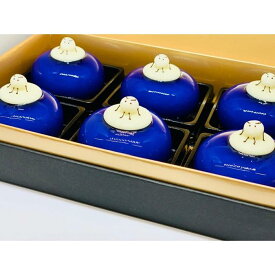 【ふるさと納税】「都の杜・仙台」Blue Jewel ブルージュエル - Gift Box of 6 piece -　【お菓子・チーズケーキ・ブルーの輝き・宝石・スイーツ・レアチーズケーキ・ヨーグルト・濃厚・ホワイトチョコレート・ブルーベリー味】