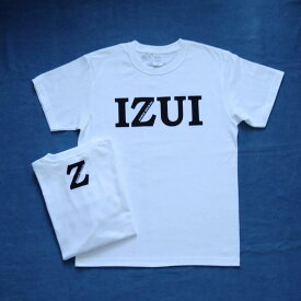 【ふるさと納税】魔法の言葉「いずい」で もちつもたれつ「 IZUI Tシャツ 」厚地 ホワイト×ブラック　【サイズをお選びください】【衣料 ファッション 人気 おすすめ 】 | 衣料 ファッション 人気 おすすめ 送料無料