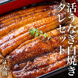 【ふるさと納税】鰻 国産うなぎ 白焼き 3串（約110g×3）タレ付き 冷蔵 土用丑の日 国産 白焼き 蒲焼き 鰻重 鰻丼 父の日 宮城県 石巻市