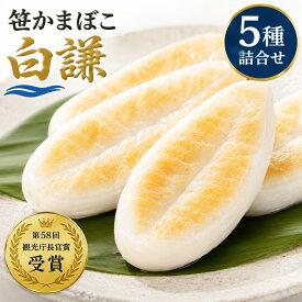 【ふるさと納税】白謙 かまぼこ 5種詰合せ 笹かまぼこ 笹かま しらけん 白謙かまぼこ 蒲鉾 かまぼこ 詰め合わせ 人気 練り物 揚げ蒲鉾 チーズ笹 家庭用 蒲鉾セット お取り寄せ 贈り物 練り物 NIPPON OMIYAGE AWARD 第58回 観光庁長官賞受賞 宮城県 石巻市 送料無料