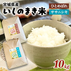 【ふるさと納税】 宮城県産 令和5年産 ササニシキ / ひとめぼれ 精米 10kg 品種が選べる 石巻市 いしのまき米 白米 お米 ごはん 米10キロ JA 農協