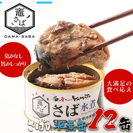 【ふるさと納税】竈 さば水煮缶 セット 170g×12缶 セット【04203-0773】サバ 鯖 さば缶 サバ缶 鯖缶 缶詰 さば水煮 ブランド鯖 長期保存 非常食 ギフト 贈答 塩竈市 宮城県 YAMATO