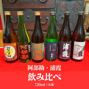 【ふるさと納税】 楽天限定 阿部勘・浦霞 日本酒 飲み比べ セット (6本セット) お酒 酒 sake 地酒 純米酒 吟醸 本醸造 辛口 おすすめ 日本酒飲み比べ 飲み比べセット ふるさと納税 楽天ふるさ