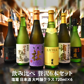 【ふるさと納税】 楽天限定 日本酒 贅沢 飲み比べセット 大吟醸 吟醸 6本セット (720ml×6)「塩竈 浦霞 阿部勘 贅沢 飲み比べ720ml 6本セット」 お酒 酒 sake 飲み比べ セット 大吟醸 吟醸酒 純米 純米大吟醸 山田錦 米 宮城県 塩竈市 塩釜市 相原酒店 r7-ah00003