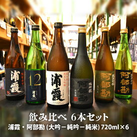【ふるさと納税】 楽天限定 日本酒 飲み比べ 6本セット「大吟−純吟−純米 飲み比べ」(720ml×6) お酒 酒 sake 飲み比べセット 大吟醸 大吟醸酒 純米吟醸 純米吟醸酒 純米 純米酒 米 宮城県 塩竈市 塩釜市 相原酒店 r7-ah00005