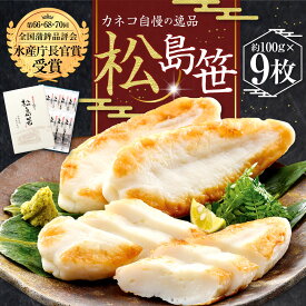 【ふるさと納税】カネコの 笹かま 「松島笹(和紙)」 9枚 | かまぼこ 蒲鉾 笹かまぼこ 笹かま ささかま 笹かまぼこ 贈り物 おくりもの カネコ橋沼商店 蒲鉾 ギフト お取り寄せ 全国蒲鉾品評会 水産庁長官賞 高たんぱく 低脂肪 ヘルシーフード 送料無料 宮城県 塩竈市 塩釜市