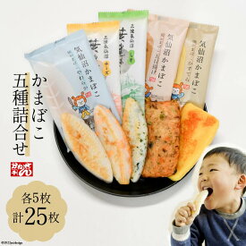 【ふるさと納税】【お中元】かまぼこ 五種詰合せ 各5枚 計25枚 [かねせん 宮城県 気仙沼市 20562773] 練物 惣菜 おつまみ 詰め合わせ 食べ比べ 蒲鉾 笹かまぼこ カマボコ 笹かま プレゼント ギフト 贈答 お中元 お歳暮 レビューキャンペーン