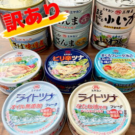 【ふるさと納税】【訳あり】 お任せ缶詰バラエティセット 10缶 缶詰 ツナ缶 さば缶 さんま缶 いか缶 いわし缶 [ミヤカン 宮城県 気仙沼市 20562449] 長期保存 非常食 備蓄 食べ比べ 鯖缶