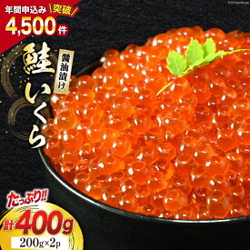 【ふるさと納税】鮭 いくら 醤油漬け 計400g (200g×2p) [宮城東洋 宮城県 気仙沼市 20562762] 魚介 イクラ さけ サケ 鮭 冷凍 小分け 醤油 鮭卵 鮭いくら