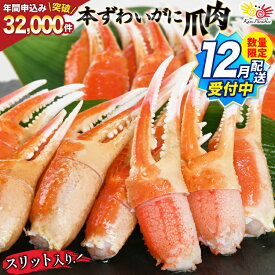 【ふるさと納税】 12月配送受付中 数量限定【選べる配送時期】リピーター続出！ 本ずわいがに爪 約700g [カネダイ 宮城県 気仙沼市 20564321] 蟹 かに カニ ずわいがに ズワイガニ ずわい蟹 ズワイ蟹 ずわい ズワイ 蟹 カニ爪 蟹爪 魚介 魚介類 ボイル