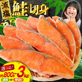 【ふるさと納税】 3kg15,000円 訳あり 無添加 減塩 塩銀鮭 切身 【選べる内容量】 [足利本店 宮城県 気仙沼市 20566192] 魚 魚介類 サーモン 鮭 海鮮 魚介 甘塩味 塩分控えめ さけ サケ 鮭切身 シャケ 切り身 銀鮭切り身 簡易包装 規格外 不揃い 家庭用 冷凍 800g 3kg