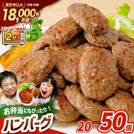 【ふるさと納税】 ハンバーグ ＼満足度98％／ レンジで簡単調理 国産 [オサベフーズ 宮城県 気仙沼市 20566204] 大容量 時短 レンチン 便利 肉 お肉 弁当 惣菜 おかず 業務用 25個 50個 3回 6回 選べる レンジ 温めるだけ 5000 5000円 5000円以内