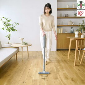 【ふるさと納税】掃除機　充電式 紙パックスティッククリーナー MagiCaleena マジカリーナ アイリスオーヤマ グレー 充電式クリーナー サイクロンスティッククリーナー ハンディ スティック 軽量 2WAY 充電式 パワフル 吸引力 コンパクト SBD-201P-H グレー