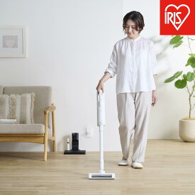【ふるさと納税】掃除機 充電式 紙パックスティッククリーナー アイリスオーヤマ ホワイト 充電式クリーナー ハンディ スティック 軽量 2WAY 充電式 パワフル 吸引力 コンパクト 小型 自走式 おすすめ 人気 アイリス SBD-77P-W ホワイト