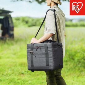 【ふるさと納税】クーラーボックス HUGEL　エアロゲルソフトクーラーボックス 25L 大容量 アイリスオーヤマ 6面真空断熱パネル 真空断熱 高保冷 アウトドア キャンプ BBQ 釣り スポーツ レジャー アイリスオーヤマ 防災 AGSC-25C チャコールグレー