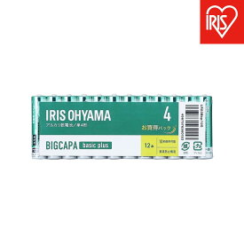 【ふるさと納税】【単4×72本】乾電池 BIGCAPA basic plus アルカリ乾電池 単4形12本×6パック LR03Bbp/12S