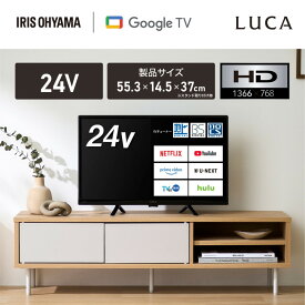 【ふるさと納税】テレビ Google液晶TV 24V型 LT-24WGX-F1 ブラック