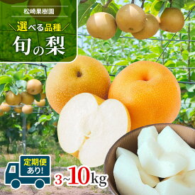【ふるさと納税】【2026年 先行予約】 梨 幸水 豊水 あきづき 新高 甘太 選べる品種 3kg 4kg 5kg 松崎果樹園 和梨 なし ナシ 甘い 果物 フルーツ 旬 産地直送 宮城県 角田市 期間限定 デ ザート 旬の味覚 定期便 食べ比べ ギフト 贈答 贈り物 人気 お すすめ 送料無料