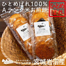 【ふるさと納税】岩沼みんなの家の「みんなの煎餅！」6枚入り×2袋　【お菓子・煎餅】