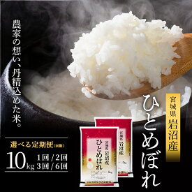 【ふるさと納税】【先行予約/選べる定期便】令和7年産新米 ひとめぼれ 10kg 米 岩沼産 お米 白米 精米 ブランド米 単一原料米 10キロ こめ コメ おこめ ご飯 ライス 東北 宮城県産 宮城県産ひとめぼれ 宮城米 宮城 宮城県 岩沼市　お届け：2025年10月中旬から順次お届け