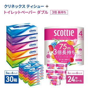 ティッシュ トイレットペーパー 日用品セット クリネックス...