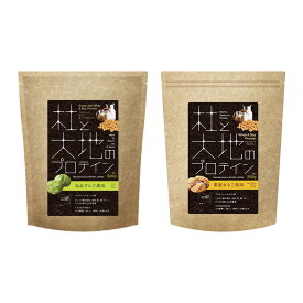 【ふるさと納税】杜と大地のプロテイン 2種セット (2種×各500g) ＜仙台ずんだ風味・黒蜜きなこ風味＞ トレーニング 筋トレ タンパク質 常温 水分補給 ドリンク ジム 国内製造 加工食品 【UGOQ株式会社】 tm333