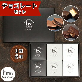【ふるさと納税】チョコレート3種6個セット｜チョコレート チョコ ショコラ ケーキ サブレ ブラウニー お菓子 スイーツ ギフト 仙台 富谷 なかお NAKAO カフェ 贈答 プレゼント バレンタイン バレンタインデー ホワイトデー [0248]