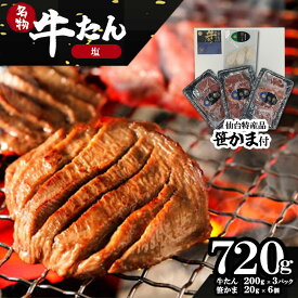 【ふるさと納税】蔵王福膳・柔らか牛タン（塩）・笹かま付き　【04301-0566】 宮城県 蔵王町 福一