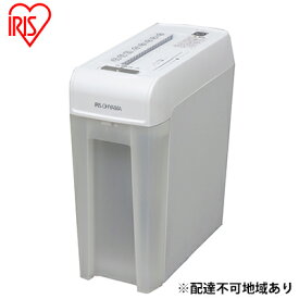 【ふるさと納税】細密シュレッダー 個人情報 書類 細断 マイクロクロスカット 10.8L P6HMCS ホワイト アイリスオーヤマ オフィス DM コンパクト A4 裁断 電動 静音 会社 家庭 シュレッター 同時細断