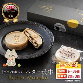 【ふるさと納税】【選べる個数 / 単品 or 定期便】ゲランド塩入り バター最中 | おもてなしセレクション2024受賞 スイーツ デザート 個包装 国産バター あんバター もなか モナカ 和菓子 サクサク 塩スイーツ お茶菓子 ギフト 栄泉堂 お取り寄せ 宮城県 丸森町 丸森