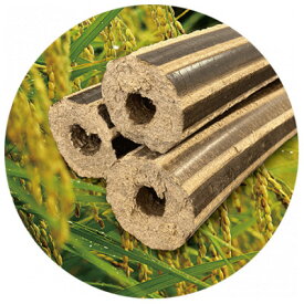 【ふるさと納税】モミガライト もみ殻100%固形燃料 計10kg【配送不可地域：離島・沖縄県】【1681228】