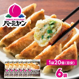 【ふるさと納税】すかいらーく バーミヤン 冷凍生餃子 6袋(目安120個)【配送不可地域：離島】【1511282】