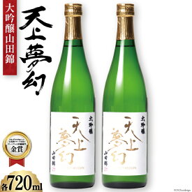 【ふるさと納税】＜明治39年創業＞中勇酒造店厳選「天上夢幻」大吟醸山田錦　720ml×2本 [中勇酒造店 宮城県 加美町 44580965]