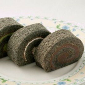 【ふるさと納税】白神古代米ロールケーキセット 3種（生クリーム・ずんだ・あんこ） 食べ比べ お菓子 スイーツ 洋菓子 おやつ 米粉 もちもち 　お届け：入金確認後、2週間～1か月程度でお届けします。