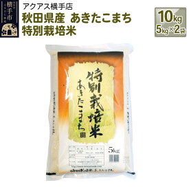 【ふるさと納税】秋田県産 あきたこまち 特別栽培米 計10kg（5kg×2袋）