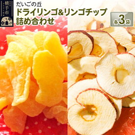 【ふるさと納税】ドライリンゴ、りんごチップス詰め合わせ