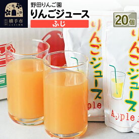 【ふるさと納税】りんごジュース（ふじ） 180g×20 個