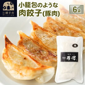 【ふるさと納税】小籠包のような肉餃子（豚肉使用）12個入×6袋