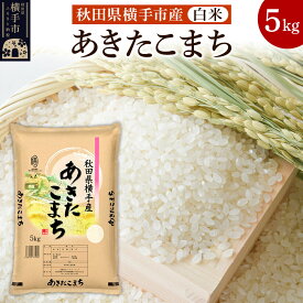 【ふるさと納税】【白米】令和7年産 横手市産 あきたこまち 5kg [秋田県産 あきたこまち 白米 5キロ]